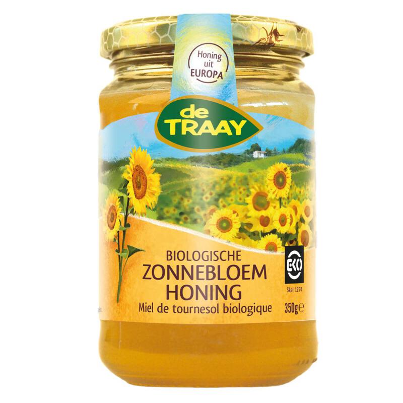 Zonnebloemhoning van Traay, 6 x 350 g